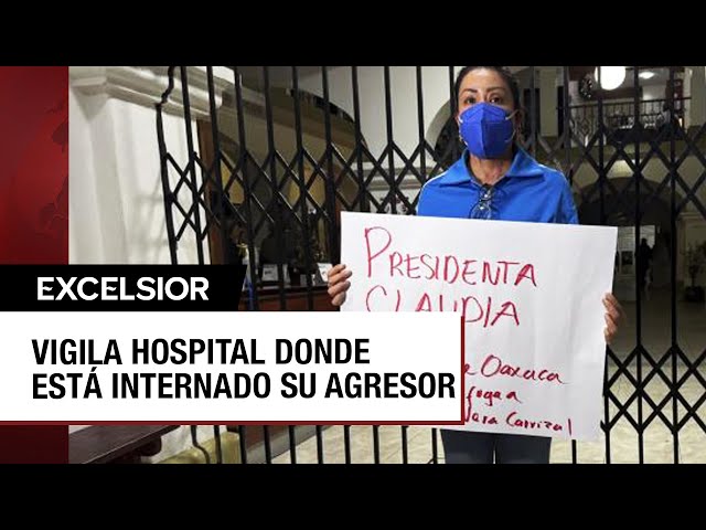 ⁣María Elena Ríos teme que su agresor huya de hospital donde está internado