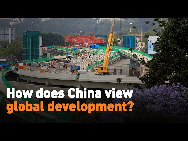 ⁣How does China view global development?