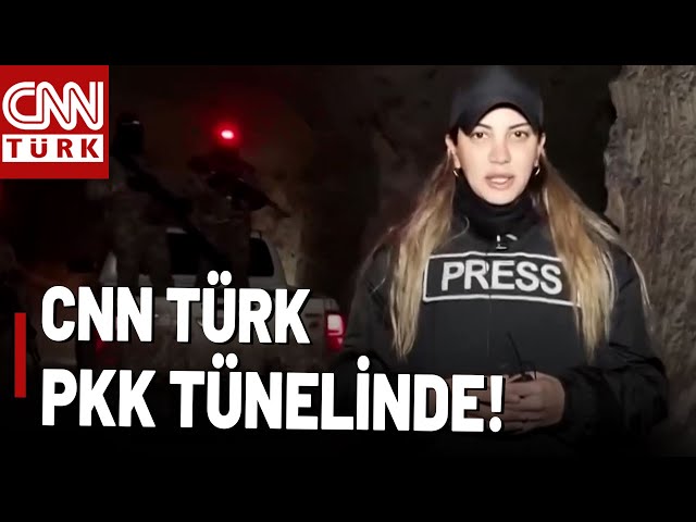 ⁣CNN TÜRK PKK Tüneline Araçla Girdi! Münbiç'te 55 Kilometrelik O Terör Tüneli!