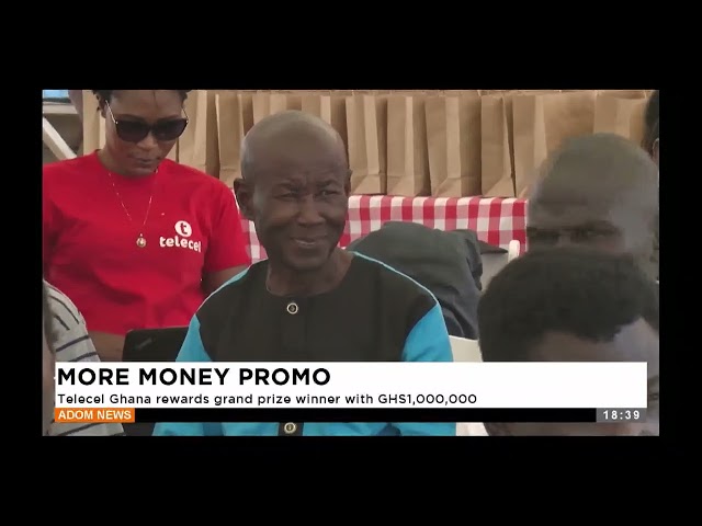 ⁣More Money Promo: Telecel Ghana rewards grand prize winner with ghs1000000 - Dwadie -News on Adom TV