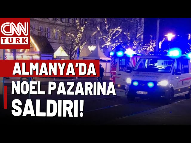 ⁣SON DAKİKA  Almanya'da Noel Pazarına Araçlı Saldırı! Ölü Ve Yaralılar Var!