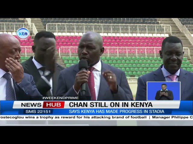 ⁣CAF president patrice Mostsepe inspects stadia in Kenya ahead of CHAN