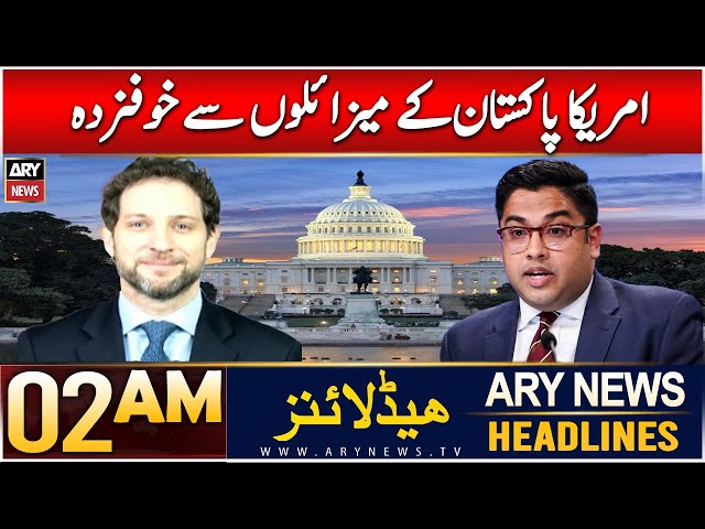 ⁣ARY News 2 AM Headlines | 21st Dec 2024 | America Pakistan Ke Missilon Se Khauf Zadah