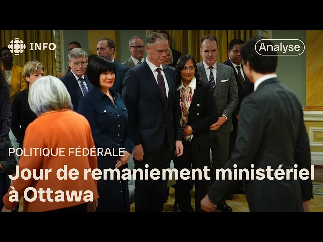 ⁣Justin Trudeau présente son nouveau cabinet