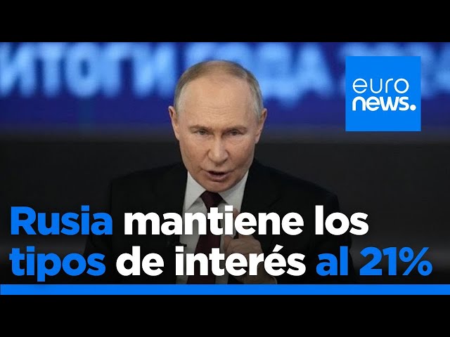 ⁣El Banco Central de Rusia mantiene los tipos de interés en el 21% pese a la reacción empresarial