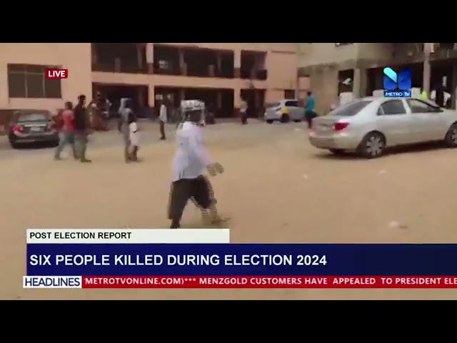 ⁣Six people killed during election 2024