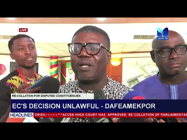 ⁣EC's decision unlawful-- Dafeamekpor