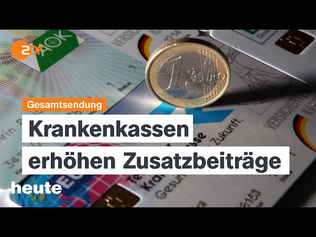 ⁣heute 19:00 Uhr vom 20.12.2024: Krankenkassen erhöhen Beiträge, Tarifstreit VW, Politbarometer