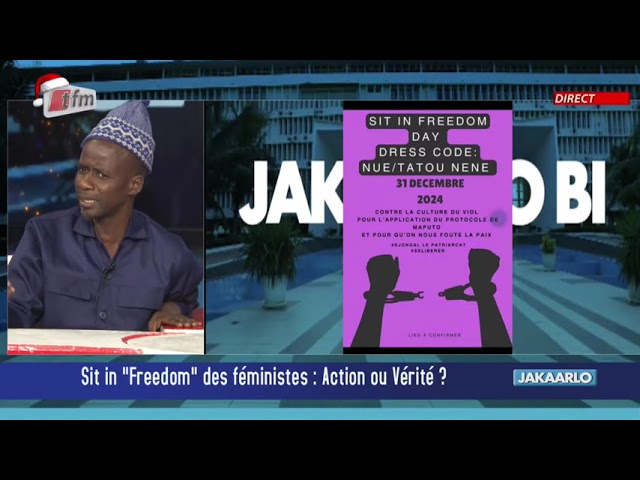 ⁣Malal TALLA réagit sur le sit in "freedom" " confiner la femme à la maison est une id