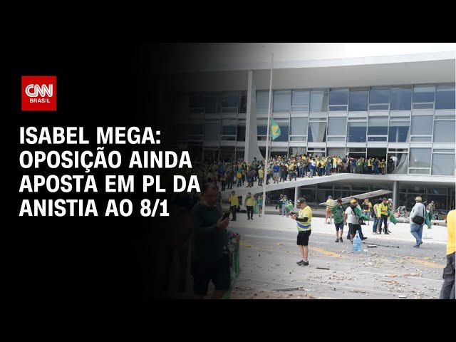 ⁣Isabel Mega: Oposição ainda aposta em PL da anistia ao 8/1 | CNN PRIME TIME