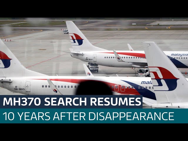 ⁣Search for flight MH370 over Indian Ocean resumes 10 years after plane disappeared | ITV News