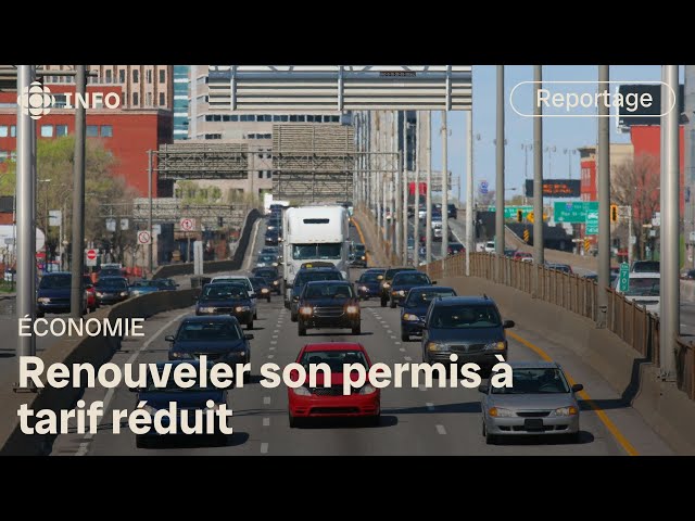 ⁣Le tarif du permis de conduire des Québécois demeure réduit en 2025