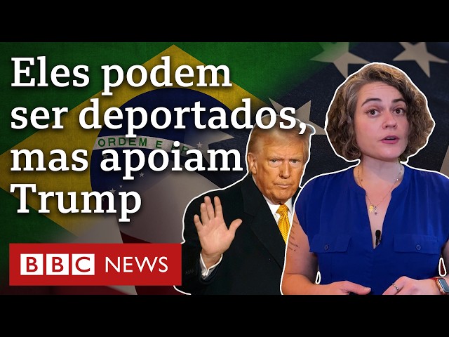 ⁣EUA: Os brasileiros que podem ser deportados e apoiam Trump