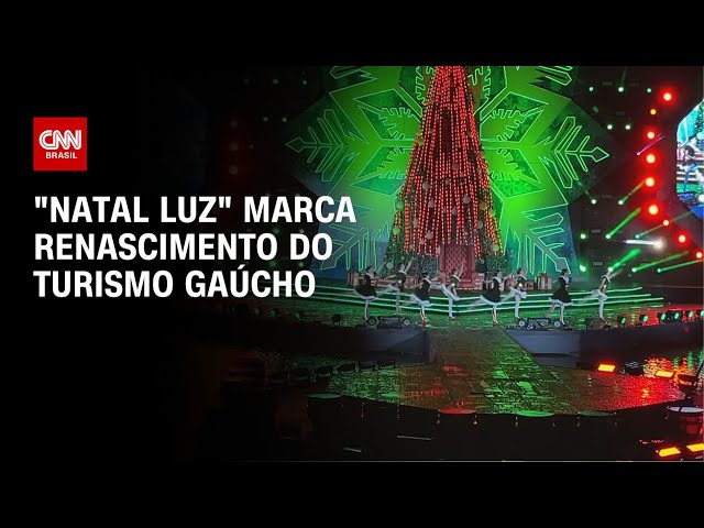 ⁣"Natal Luz" marca renascimento do turismo gaúcho | CNN PRIME TIME