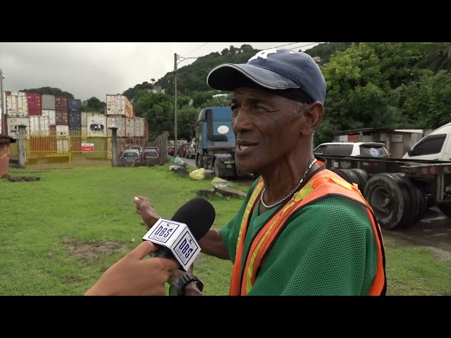 ⁣Castries Port Facing Space Crisis; Truckers Struggle