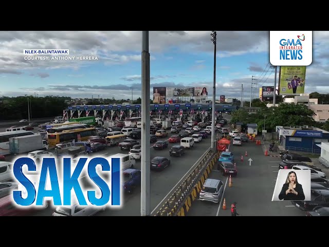 ⁣Pagbigat ng trapiko, ramdam na sa NLEX | Saksi