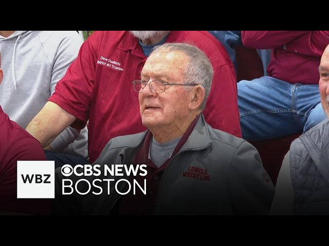 ⁣Lowell High School wrestling coach George Bossi still teaching lessons 60 years later