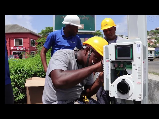 ⁣New Ev Charging Stations Now Available Across St. Lucia