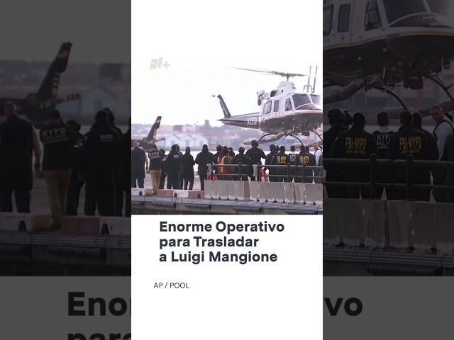 ⁣Así fue el enorme operativo para trasladar a Luigi Mangione a Nueva York - N+ #Shorts