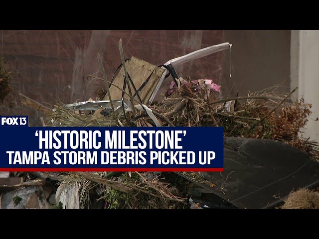 ⁣City of Tampa: All storm debris has been collected