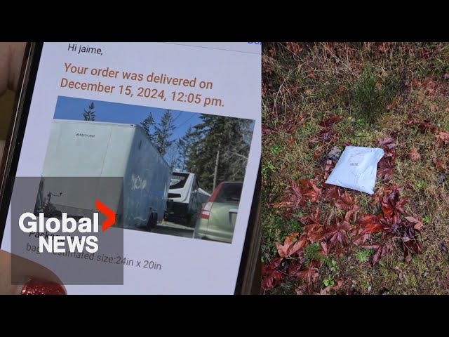 ⁣Packages marked as delivered found discarded like "garbage" around BC community