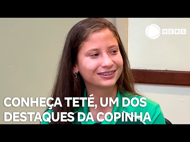 ⁣Conheça a atacante Teté, um dos destaques do Palmeiras na Copinha Feminina