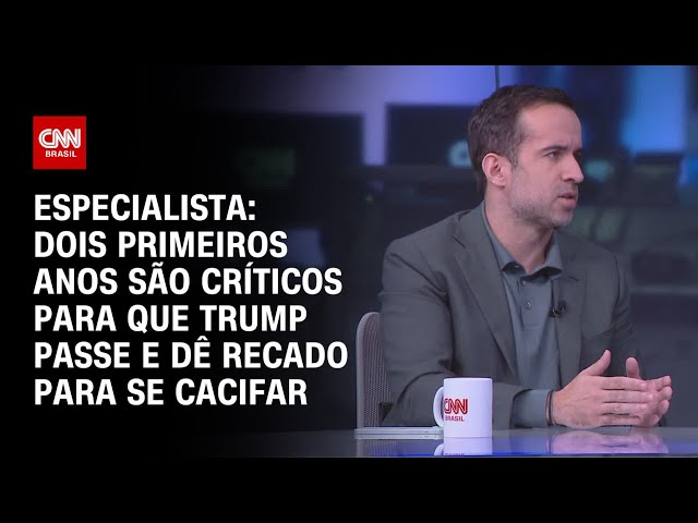 ⁣Especialista: Dois primeiros anos são críticos para que Trump passe e dê recado para se cacifar | WW