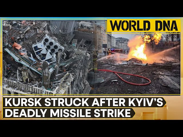 ⁣Russia-Ukraine War: Six Killed in Russian Kursk Strike After Deadly Missile Attack on Kyiv | DNA