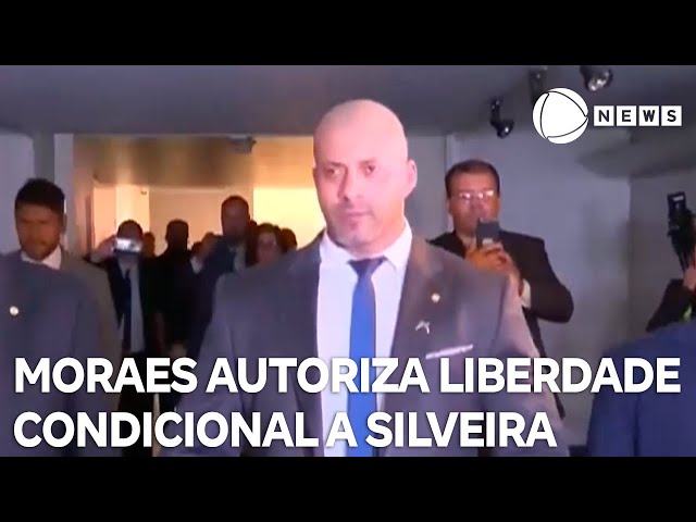 ⁣Alexandre de Moraes concede liberdade condicional ao ex-deputado federal Daniel Silveira