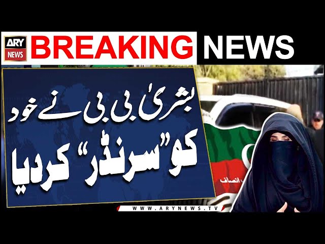 ⁣Breaking News: Bushra Bibi surrendered herself to ATC | 9 May Cases