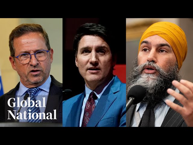 ⁣Global National: Dec. 20, 2024 | NDP vows to topple Trudeau government in non-confidence vote