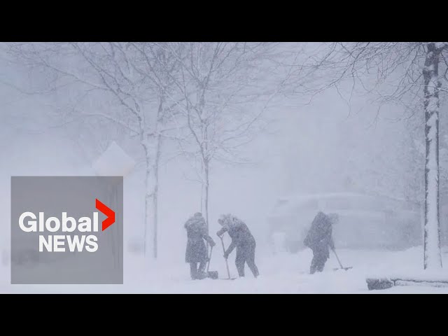 ⁣Winter weather advisories in place across Canada