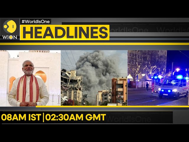 ⁣Israeli Strikes Kill 25 In Gaza Strip | 2 Dead In German Christmas Market Attack | WION Headlines