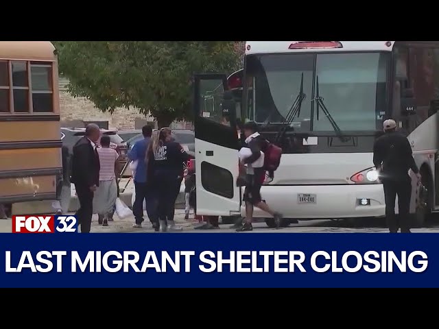 ⁣City of Chicago to close last migrant shelter this month