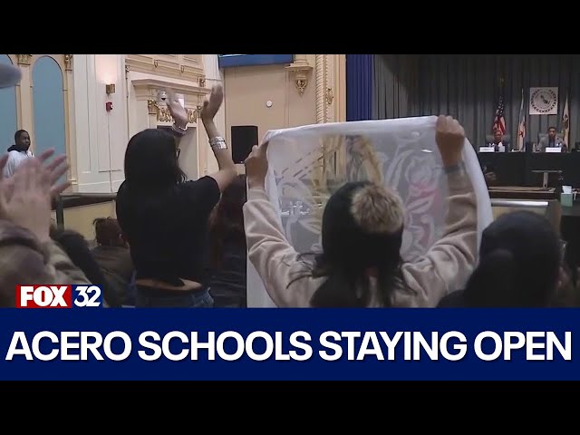 ⁣Chicago Board of Education votes to keep Acero schools open