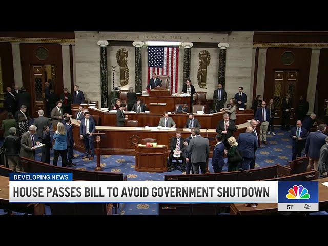 ⁣Senate passes bill to avoid government shutdown ahead of the holidays