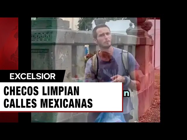 ⁣¡México no es un basurero! Pareja de checos limpia por amor las calles mexicanas