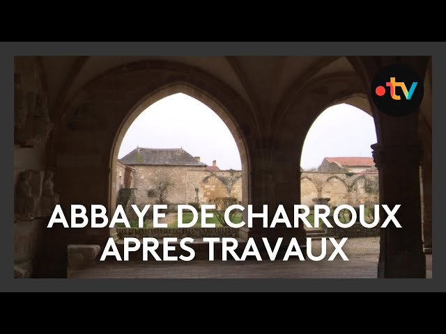 Sculptures restaurées à l'Abbaye de Charroux