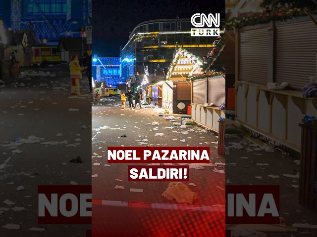 ⁣Almanya'da Noel Pazarına Saldırı! 80 Yaralı Var...