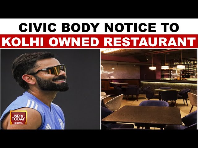 ⁣Virat Kohli's Pub Gets Bengaluru Civic Body Notice For Fire Safety Violations | India Today New