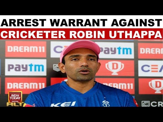 ⁣Robin Uthappa In Trouble After Arrest Warrant Over PF Fraud Allegations | India Today News