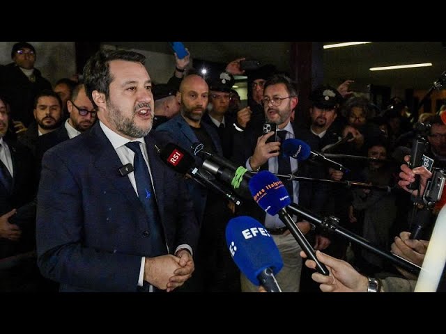 ⁣Italy's Deputy PM Matteo Salvini found not guilty in Open Arms migrants case