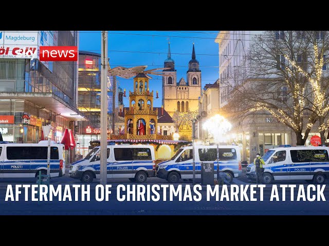 ⁣Live from Magdeburg after car attack at Christmas market leaves two dead and almost 70 injured