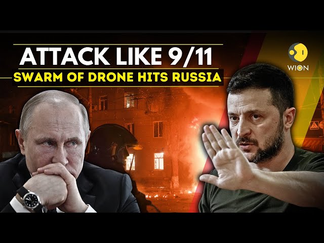 ⁣Russia-Ukraine War: More Than 20 Ukrainian Drones Strikes Deep Inside Russia | WW3 Inevitable? |LIVE