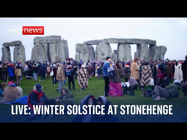 ⁣Ceremony takes place at Stonehenge to mark winter solstice 2024 - watch live