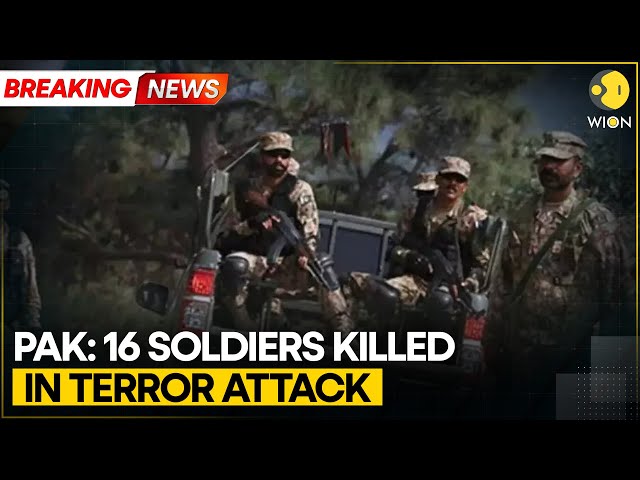 ⁣Pakistan: 16 Soldiers Killed in Overnight Attack in Khyber Pakhtunkhwa | World News | WION BREAKING