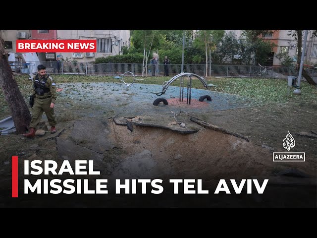 ⁣Missile from Yemen hits Israel