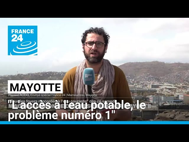 ⁣Mayotte : "L'accès à l'eau potable, le problème numéro 1 des Mahorais" • FRANCE 