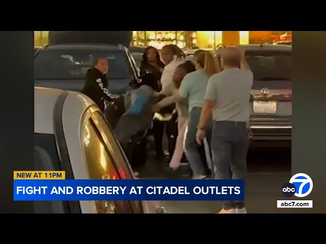 ⁣Parking dispute escalates into attack, robbery at Citadel Outlets in Commerce