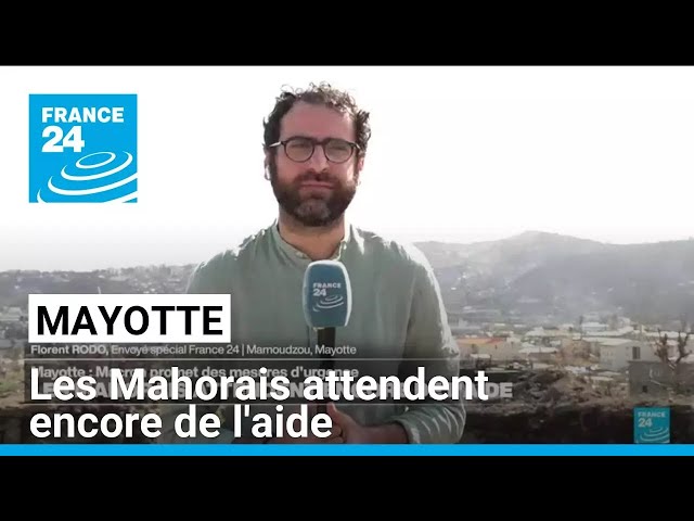 ⁣Dans l'archipel dévasté, les Mahorais attendent encore de l'aide • FRANCE 24